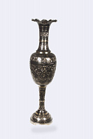 Carved brass vase LT-101, height 95 cm