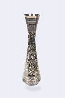 Carved brass vase LT-85, height 36 cm