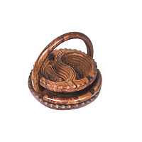 Small wooden candy bowl "Drop" AS-106