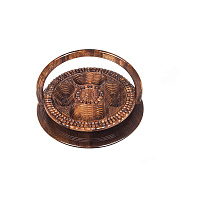 Carved wooden vase AS-274