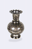 Carved brass vase LT-66, height 31 cm