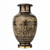 Carved brass vase 29 LT-91