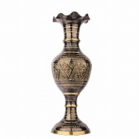 Carved brass vase 31, LT-104