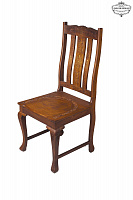 Carved solid mahogany chair "Pakistan" SL-134