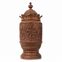 Carved wooden bowl, 38 AS-221