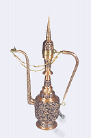Decorative carved kumgan lamp, brass, AS-154