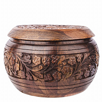 Carved wooden bowl, 20 AS-263