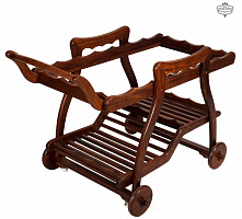 Marine Carved Mahogany Serving Table