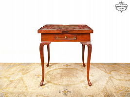 ST-12 Mahogany Chess Table with Backgammon Board