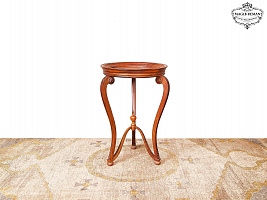 Three-legged mahogany stand table P-61